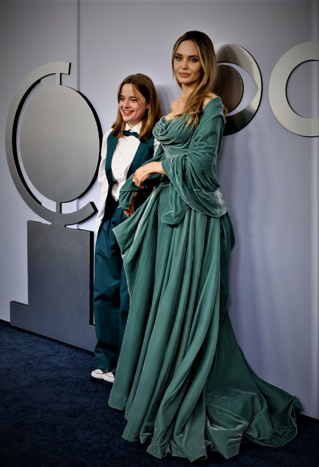 Angelina Jolie and Vivienne Shine at the Tony Awards in Coordinated Outfits